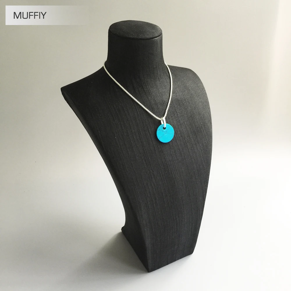 Blue Stone Ornament Pendant Europe Style Glam Jewelry Good For Women Gift In Silver Super Deal | Украшения и аксессуары
