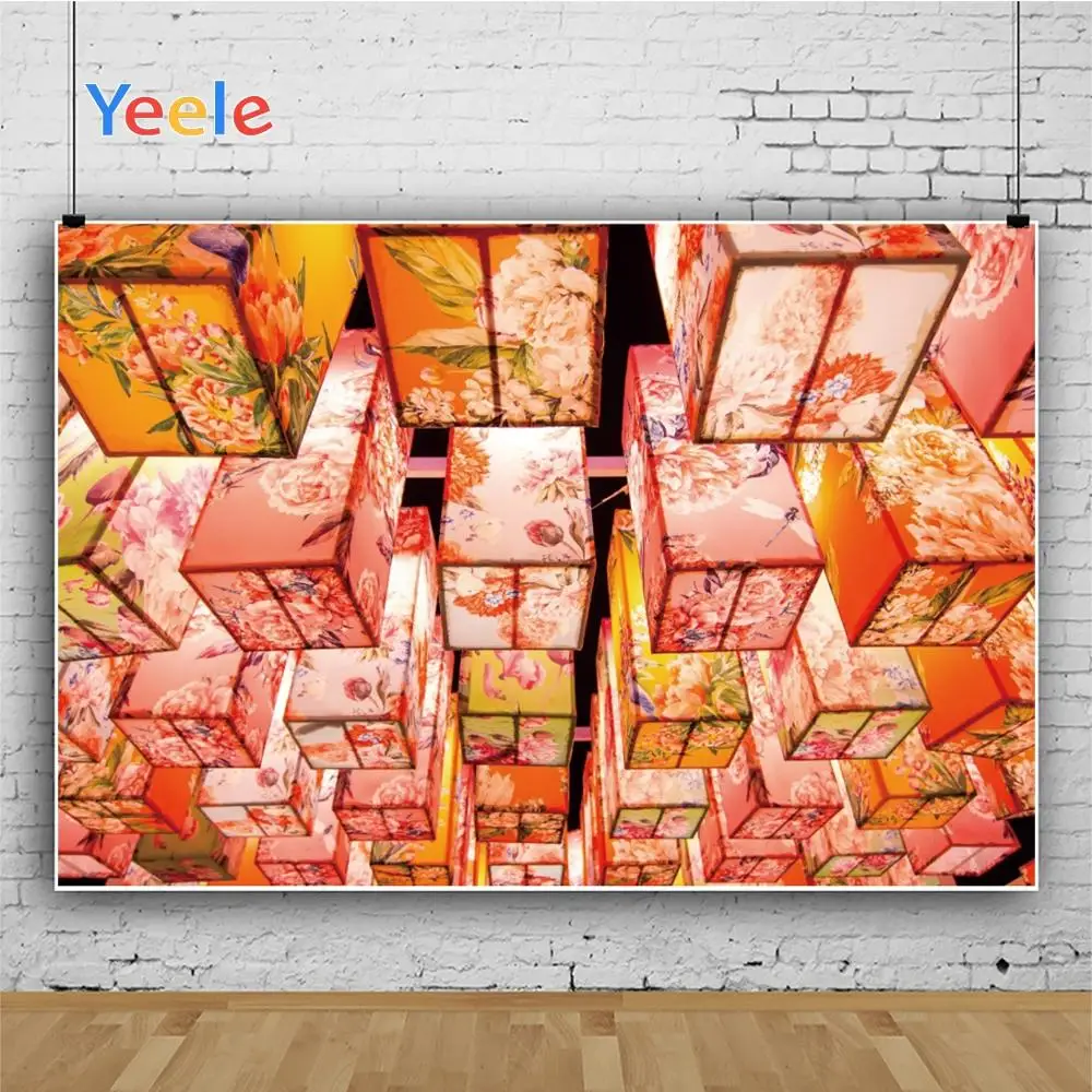 Yeele новогодние китайские элементы фонари индивидуальные фоны для фотосъемки