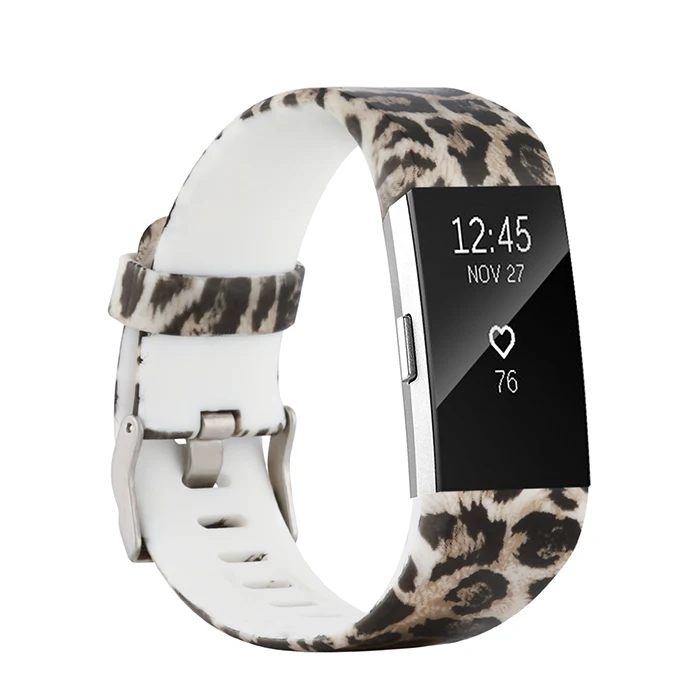 B Honecumi для Fitbit Charge 2 интимные аксессуары браслеты Силиконовые Красочные Спорт BraceletBand Замена Fit бит заряд - Цвет: B