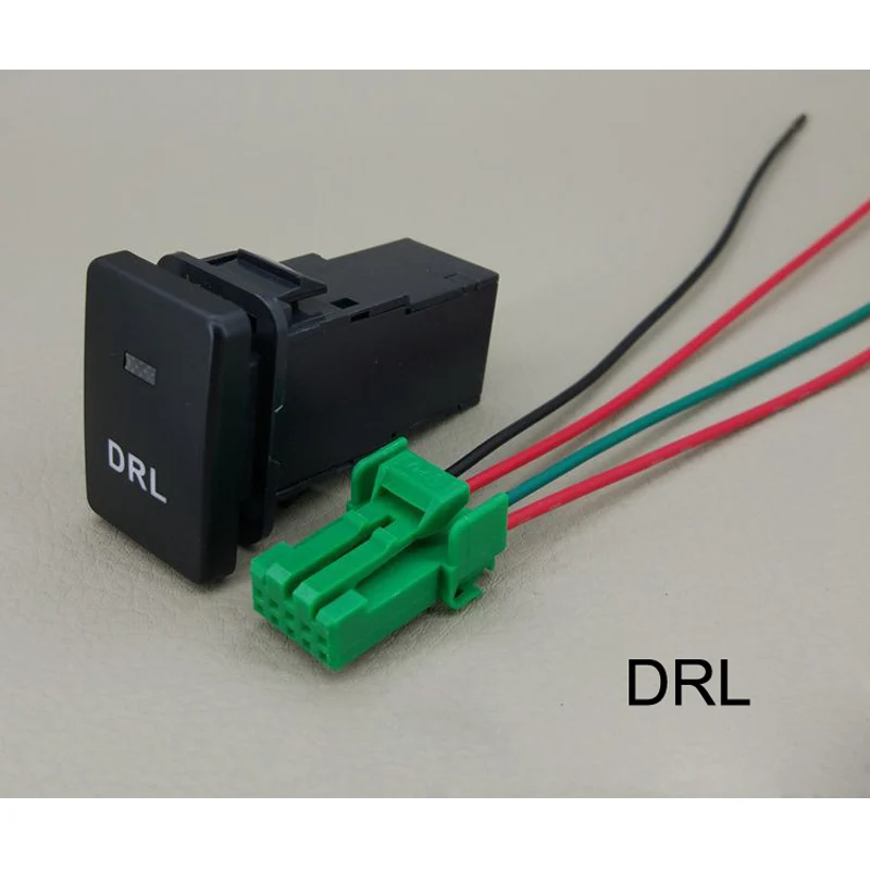 1 шт. после противотуманных фар СИД DRL нагрева хвост ворота спереди выключатель противотуманных фар кнопку с проводом для Mitsubishi outlander(2013
