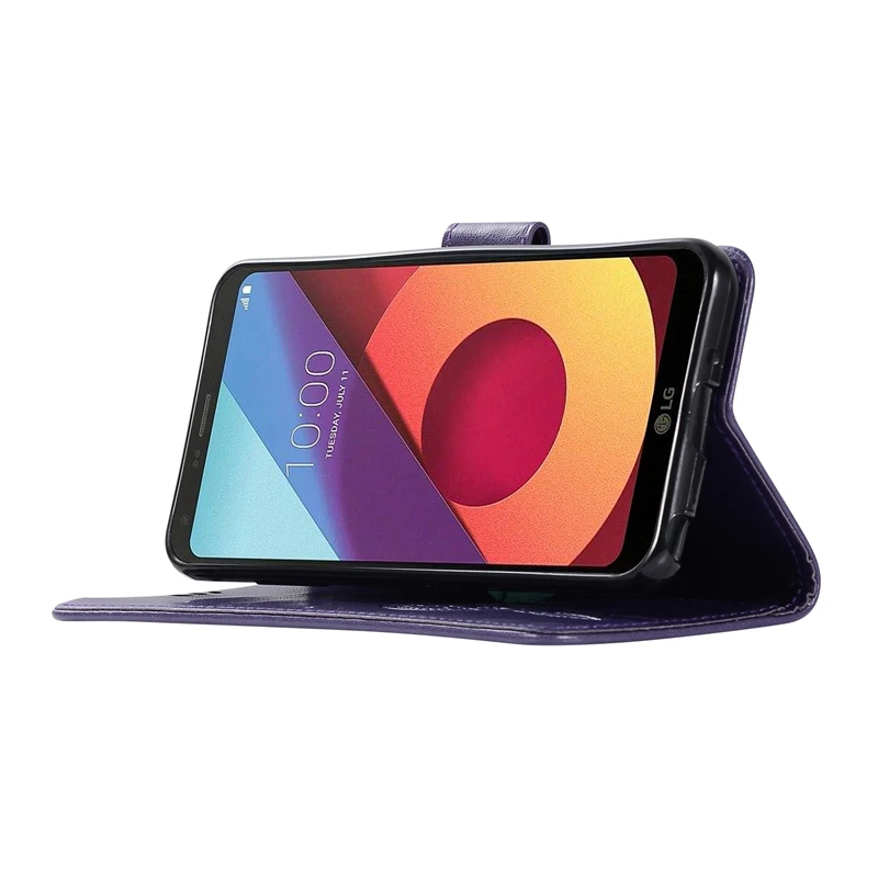Чехол Etui для телефона LG Q6 Роскошный кожаный бумажник с совой откидной G6 Mini Plus Q6A M700