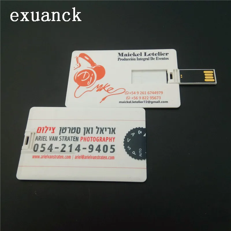 Exuanck изготовленный на заказ логотип компании подарок USB 2 0 флэш-Кредитная карта 16