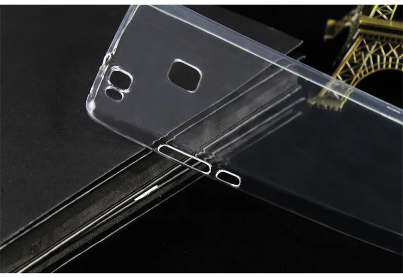 Чехол для Huawei P8 Lite Etui 5 0 &quotсиликоновый прозрачный чистый мягкий белый чехол 2&quot