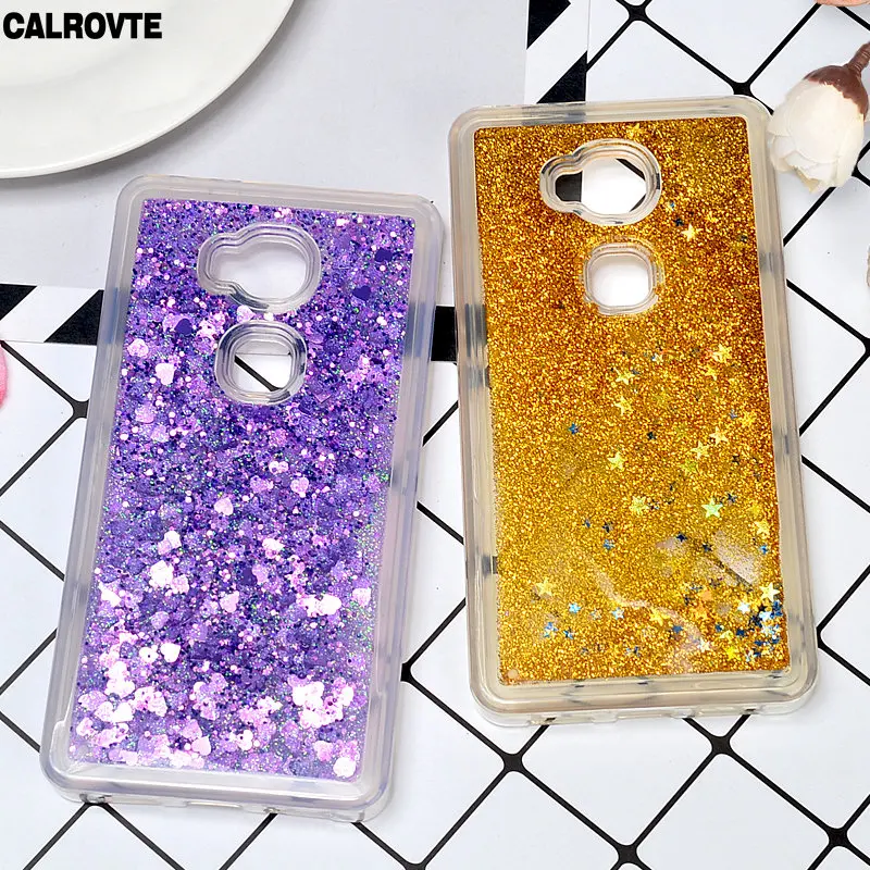 Case For Huawei Honor 5X/GR5/Honor Play 5X/KIW-TL00 KIW-TL00H Honor5X Liquid Soft Silicone Cover Quicksand Glitter Dynamic Bling |