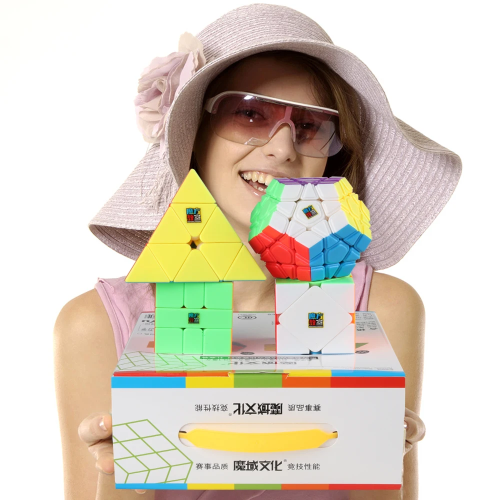 4 шт./компл. Cubing класс WCA официальный конкурс куб подарочный набор волшебный