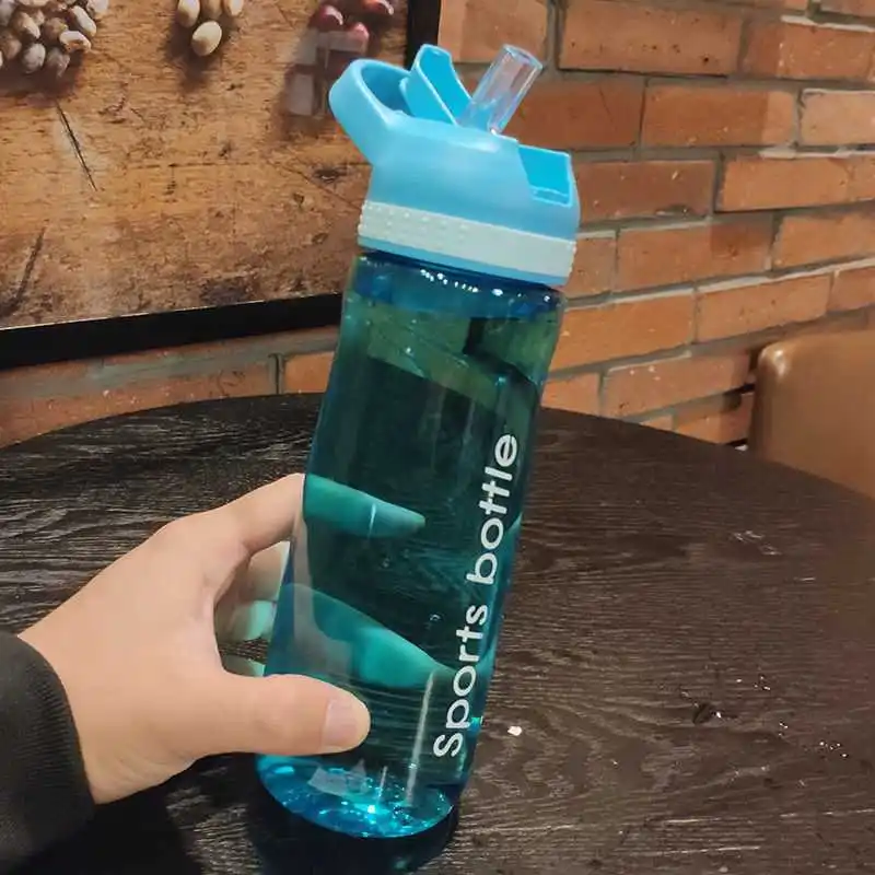 Новая Спортивная бутылка для воды пластиковая напитков туристическая