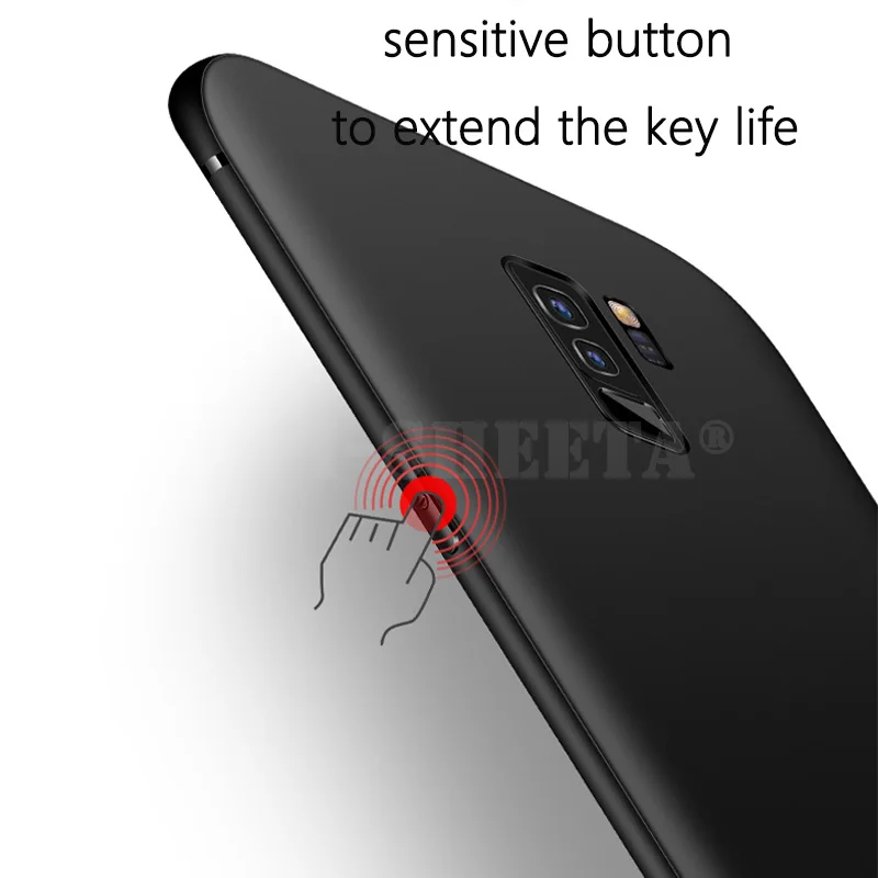Противоударный чехол для Samsung Galaxy S9 S8 S10 Plus note 9 8 Мягкий ТПУ силиконовый матовый
