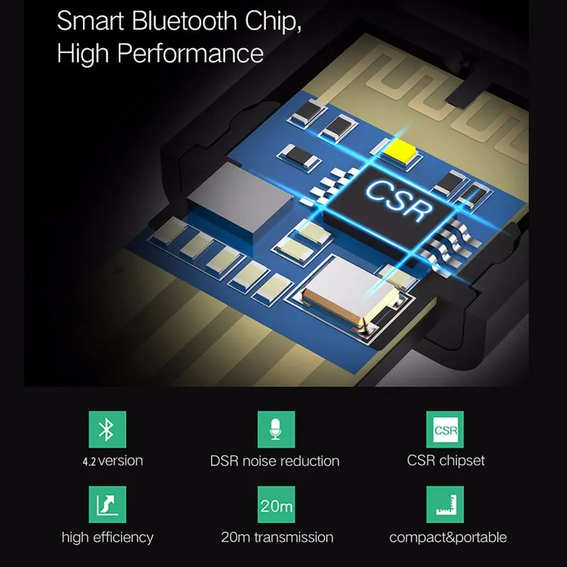 CSR 4,2 Bluetooth адаптер Бесплатный драйвер Bluetooth ключ/приемник USB адаптер для компьютера Беспроводная гарнитура Bluetooth динамик