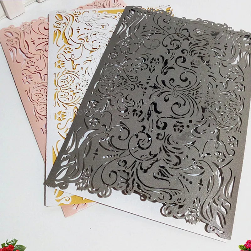 30 шт. свадебные пригласительные открытки с лазерной резкой 12 х18 см|card wedding|card cardevent