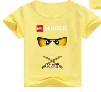 Летняя детская футболка Legoe Ninjago спортивные футболки с коротким рукавом и