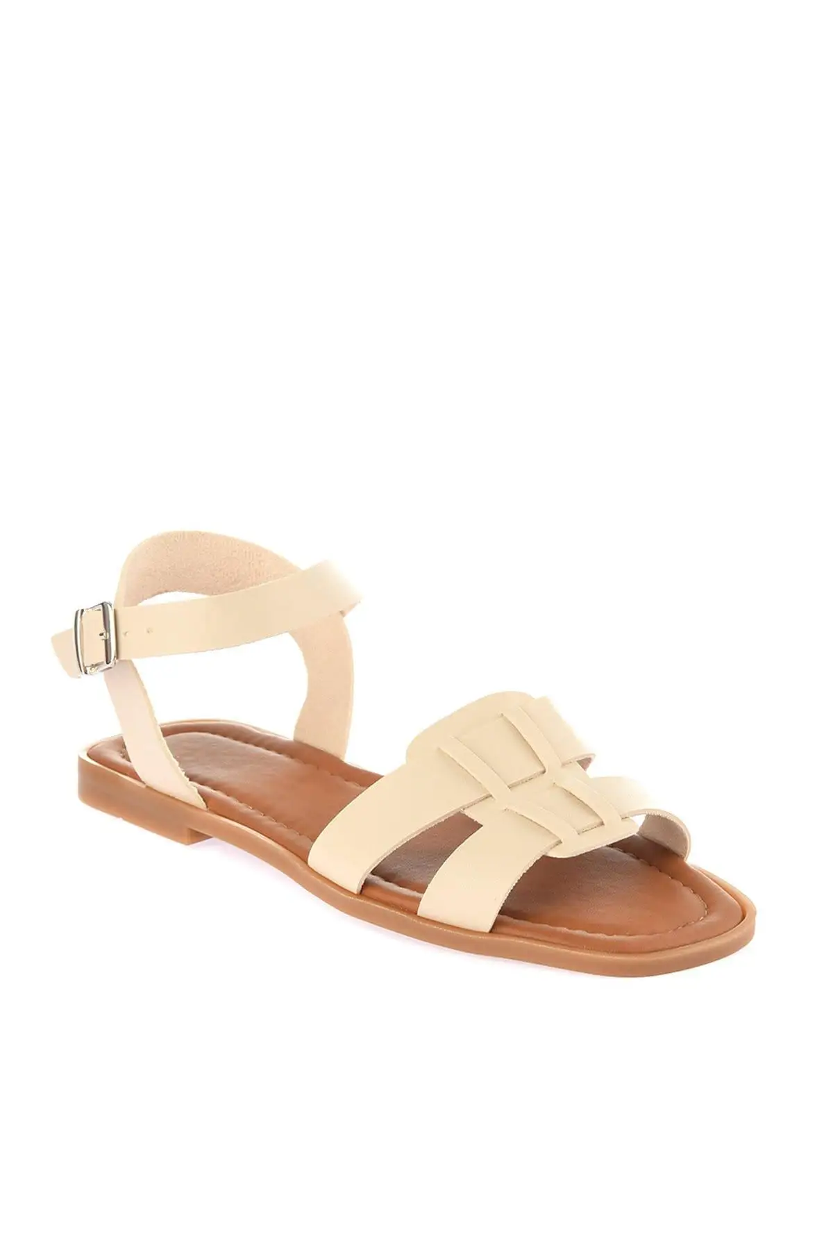 Trendyol бежевые женские босоножки TAKSS19SD0026 |