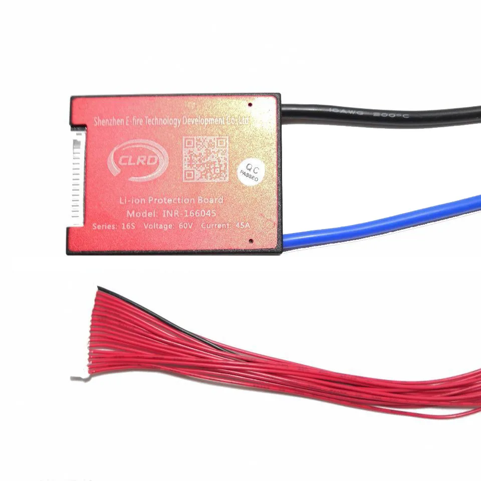 Печатная плата 16S 60V 20A 30A 40A 50A 60A BMS PCM для литиевого аккумулятора 18650 с