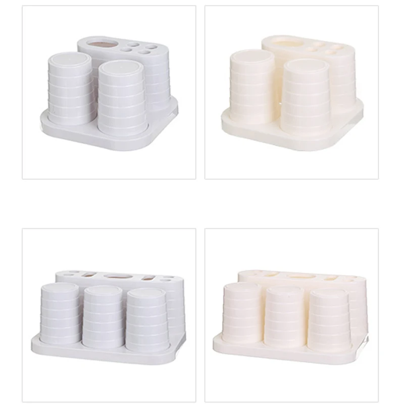 050 Simple Bathroom Toothbrush Holder Racks Toothpaste Organizer Soap Brush Accessories | Дом и сад