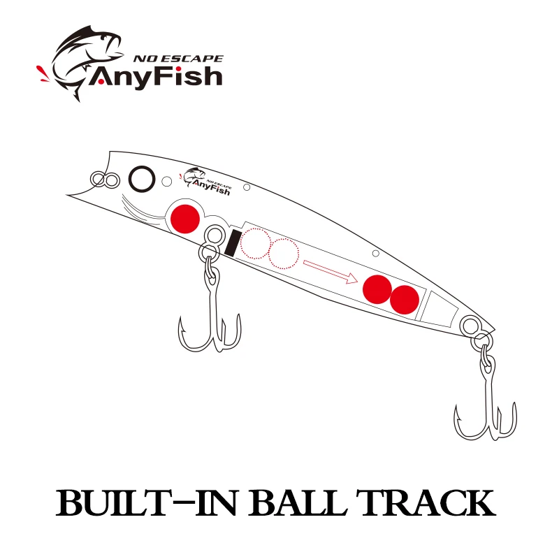 ANYFISH WISE R-BAIT110F приманка для рыбалки гольян длина: 110 мм Вес: 14 4 г Глубина: 0 5-0 8 м