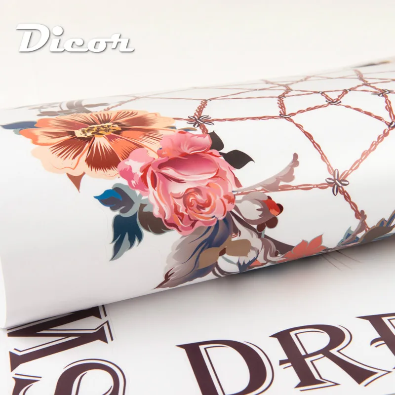 DICOR Новинка 2019 года прекрасный венок наклейки на стену для домашний декор