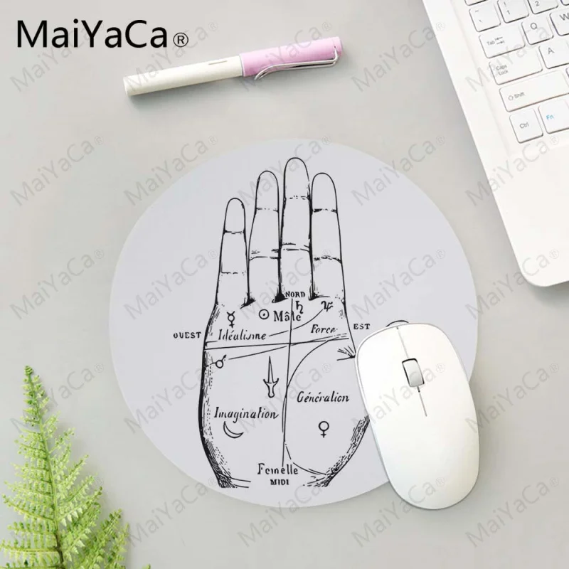 MaiYaCa натуральный каучук круглый игровой коврик для мыши низкая цена Хорошее