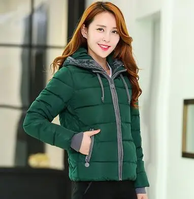 Han edition зимняя теплая Женская хлопковая куртка с капюшоном новинка 2020