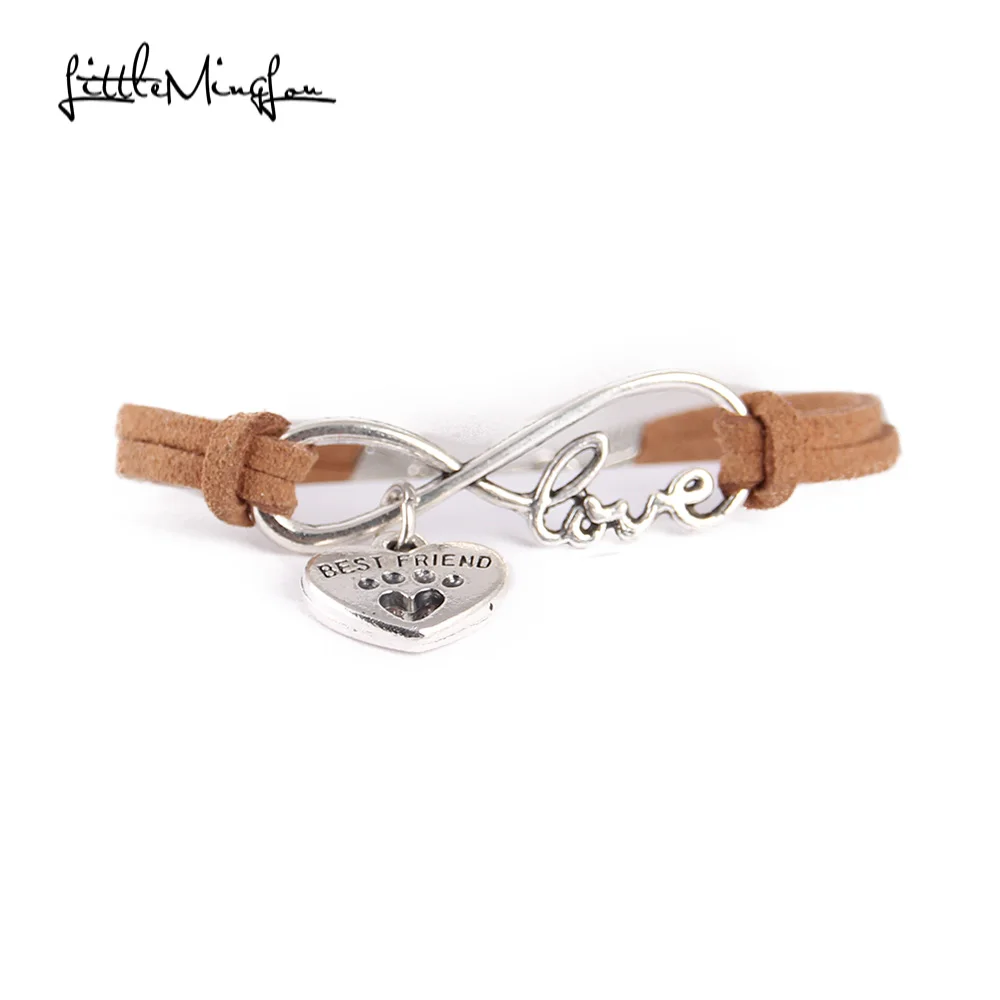 Мужские и женские браслеты-обручи с подвесками в виде кошек лап | Украшения