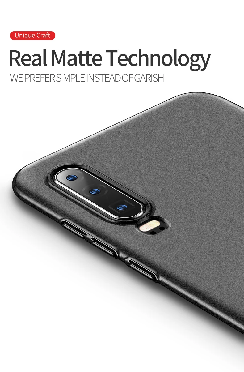 Huawei P30 lite чехол MSVII Ультратонкий ПК Жесткий противоударный матовый чехол с защитой от отпечатков пальцев для huawei P30 Pro P30 P 30