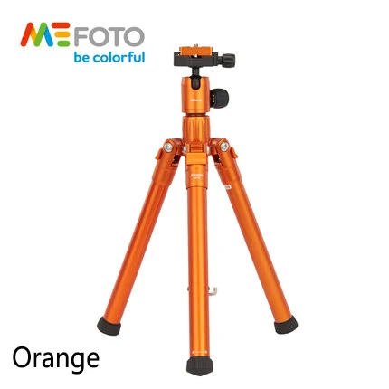 MeFoto MF05 штатив Reflexed монопод селфи палка мини портативный штатив для камеры с шаровой головкой 5 секций DHL - Цвет: Orange
