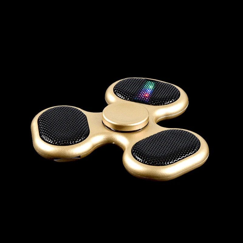 Lemonman светодиодный Bluetooth Динамик Непоседа TF карта Музыка кончиков пальцев анти-стресс детская и взрослая игрушка Подарки зарядки ручной Спиннер