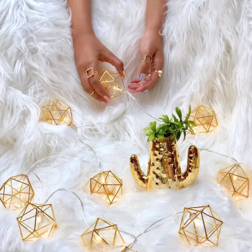 2020 новый год 3 м 20LED сказочная гирлянда светодиодные гирлянды Ретро Железный USB