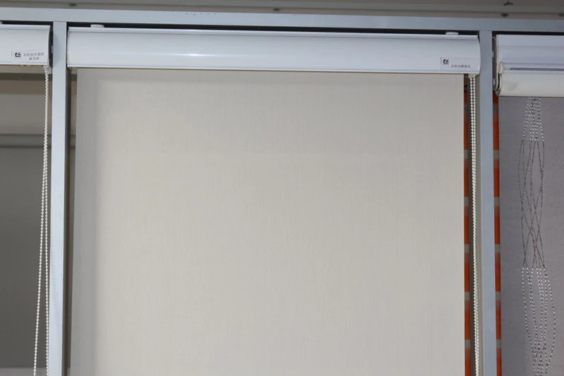 Zebra Curtain Cover Rolling Shutter Accessories Curtain Track White Aluminum Alloy Durable Roller Blind Head Track