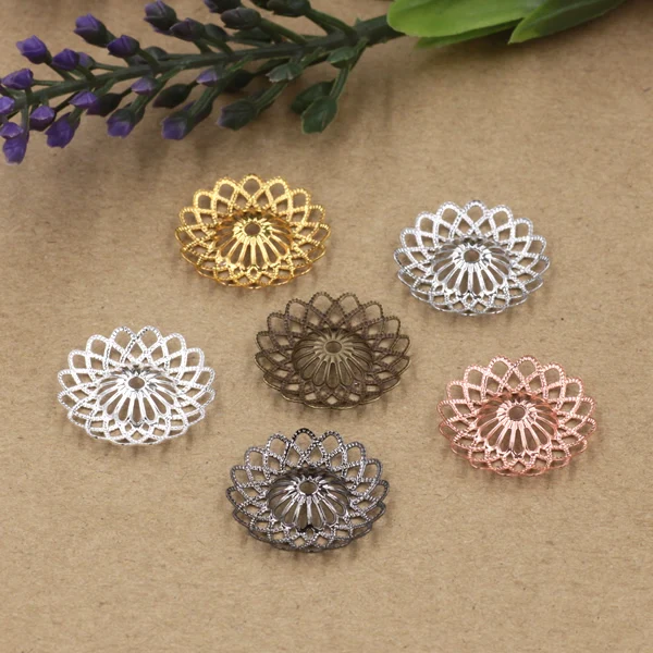 Подвески с листьями 23 мм/подвески из меди/латуни античной