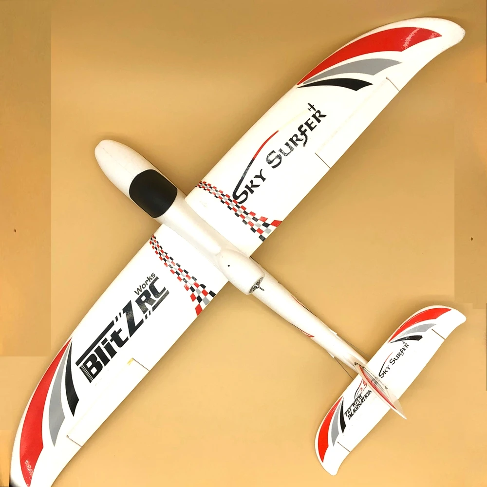 850 мм wingspan Sky Surfer propeller RC trainer airplane Бесплатная доставка|Радиоуправляемые самолеты| |