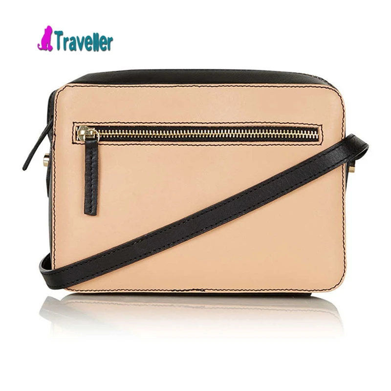 Good Quality Leather Mini Women Messenger Bag Circle Crossbody Bags Shoulder Famous Brand Handbag Purses | Багаж и сумки