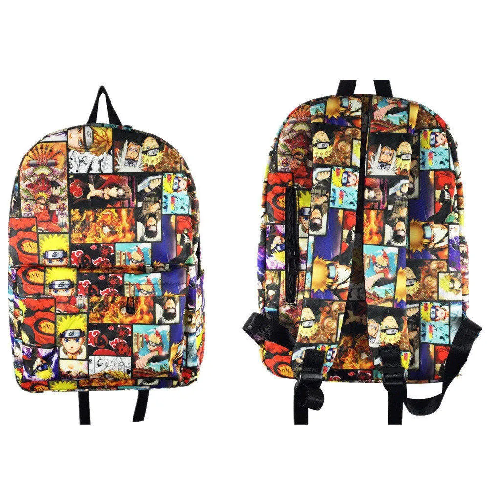 Наруто Хатаке Какаши Uzumaki Наруто рюкзак подростков Bookbags школьные сумки ноутбук дорожная Сумка Через Плечо Рюкзак