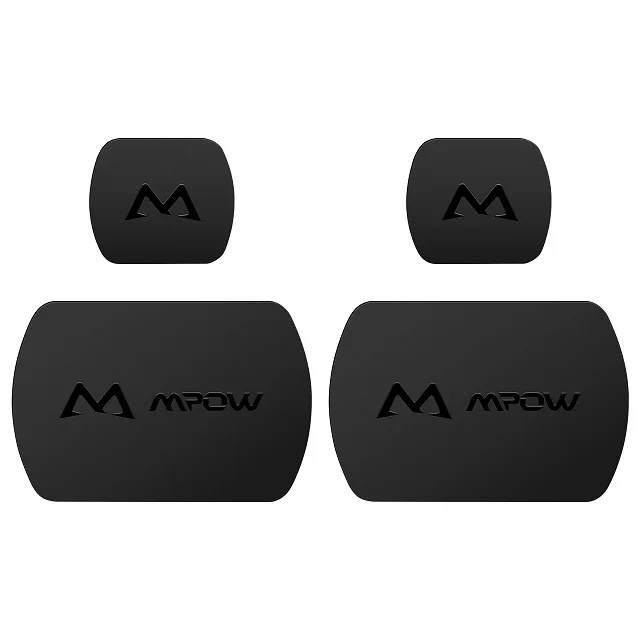 4pcs Mpow 4/8 пакеты крепление металлическая пластина универсальная запасная внутренняя часть крепление комплект металлических пластин с 3 м клейкой ленты для магнитный автомобильный держатель для телефона на магните с креплением - Color: 4pcs