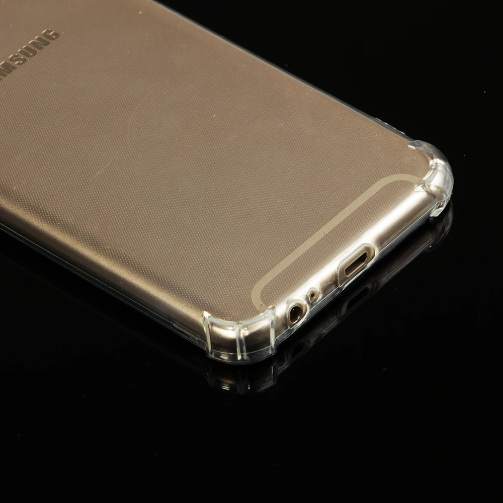 For Samsung Galaxy A6 Plus 2018 Case Clear Transparent TPU Silicone Shockproof Phone for Back Cover | Мобильные телефоны и