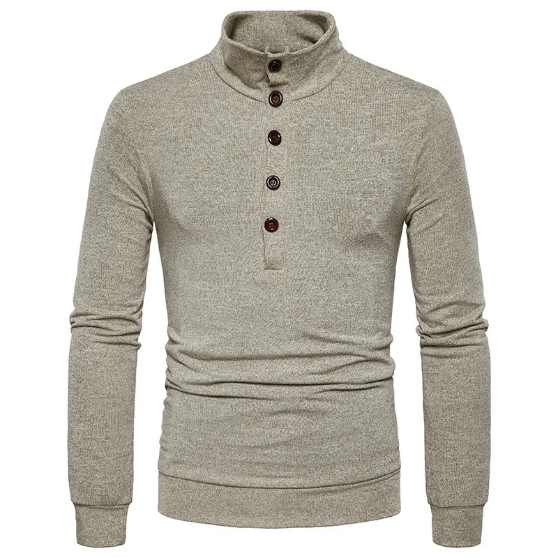 Новый пуловер зимний толстый теплый свитер мужской шерстяной водолазки бренд s