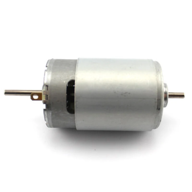 Двухосная 550 мотор/12v Миниатюрный двигатель постоянного тока для модели/Высокая