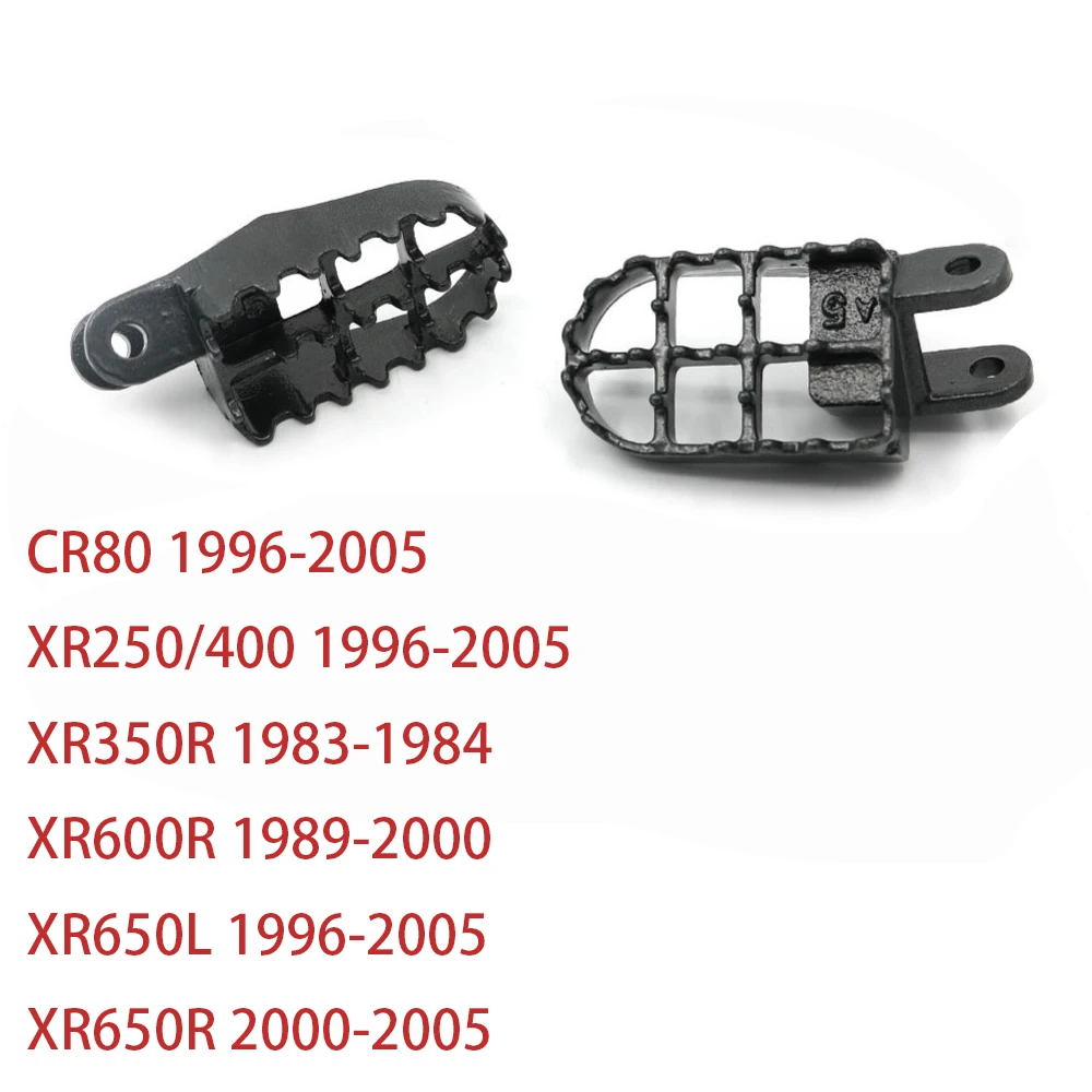 Для Honda XR250 XR 250 400 CR80 XR650L 96 05 XR350R 83 84 XR600R 89 00 XR650R стальные колышки подставки для ног