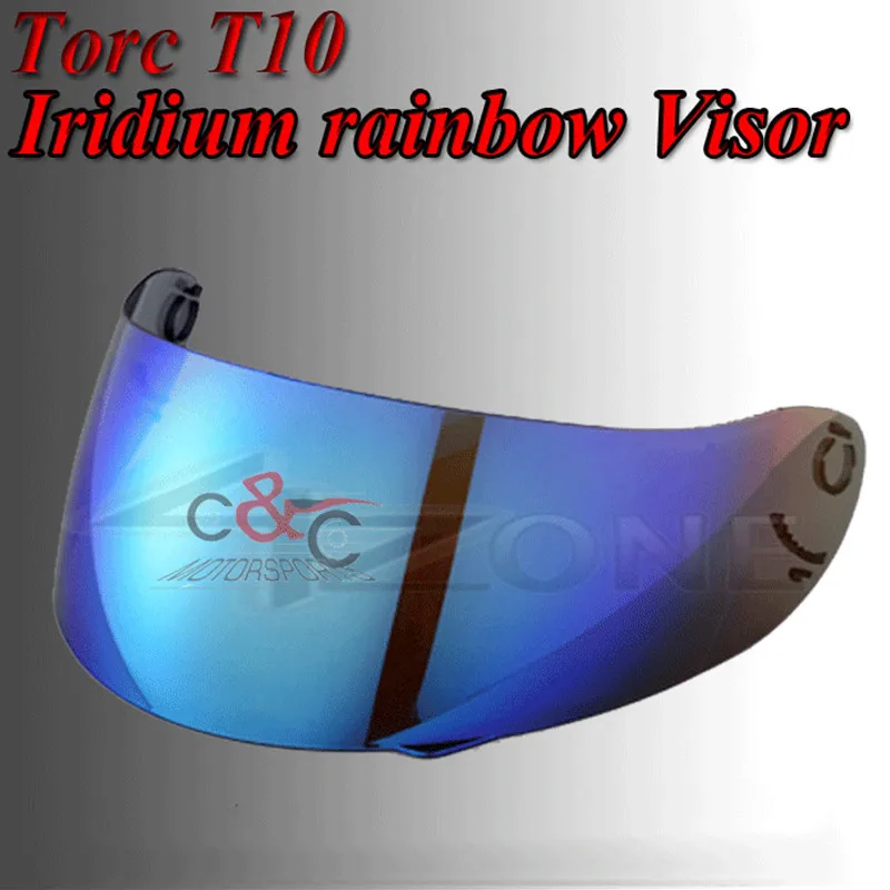 Лицевой щит для TORC T10 Bluetooth шлем тонированное и Дымовое стекло es Полнолицевой