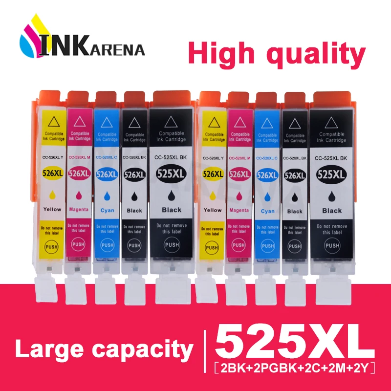 Чернильный картридж для Canon PGI 525 CLI 526 PIXMA iP4850 iP4950 MG5150 MG5250 MG6150 MG8150 MX885 MG5350|Чернильные