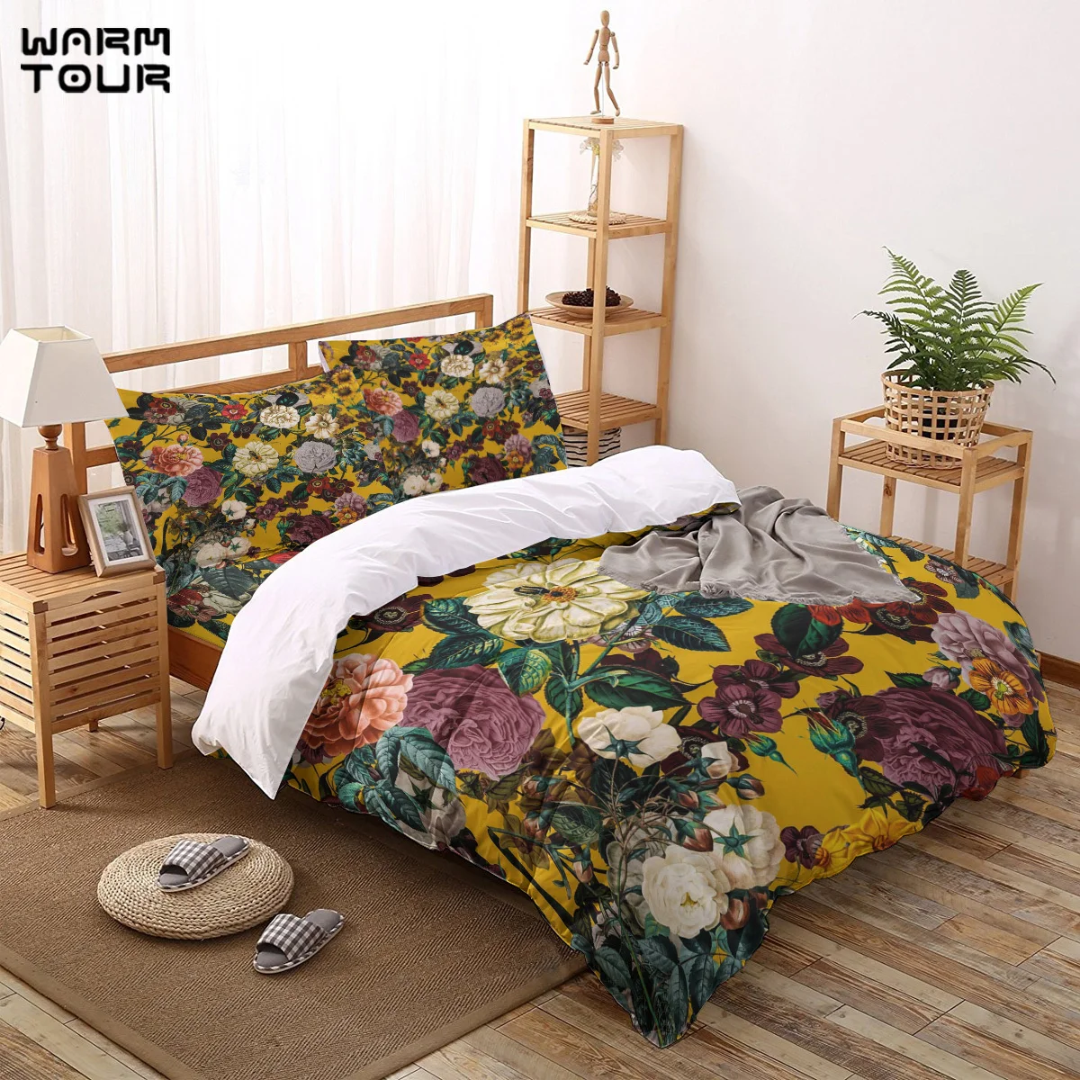 Warmour набор пододеяльников Экзотический Сад V пододеяльник 4 шт постельных