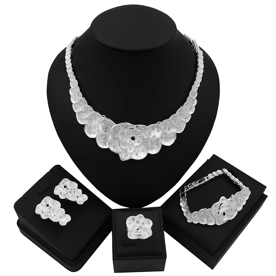 TSROUND ювелирные изделия из золота Дубаи наборы для женщин Ngerian Свадебный