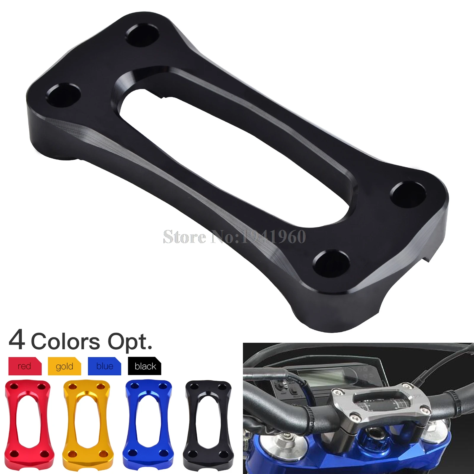 Рукоятка для руля H2CNC 22 мм 7/8 &quot подъемный зажим верхняя крышка Honda CRF250L 2012 2017 XR250