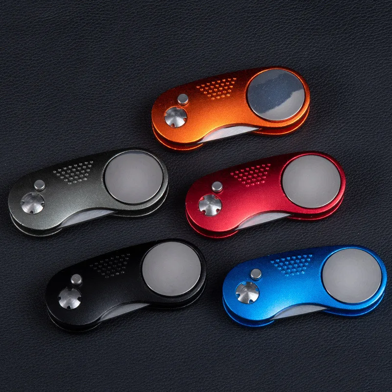 Металлическая складная вилка для гольфа с кнопкой портативная Магнитная FK88 |