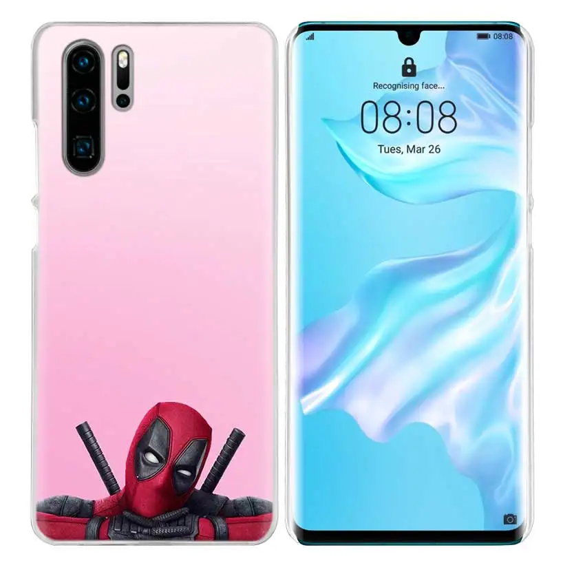 Чехол Дэдпул паук-человек для huawei P20 P Smart Z Plus P30 P10 P9 P8 mate 10 20 lite Pro жесткий чехол для телефона pc Coque