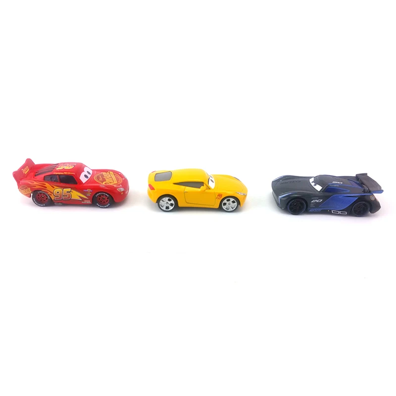 Disney Pixar Cars 3 Cruz Ramirez & Lightning McQueen Jackson Storm Metal Diecast Toy Car 1:55 Loose Brand New Бесплатная доставка|