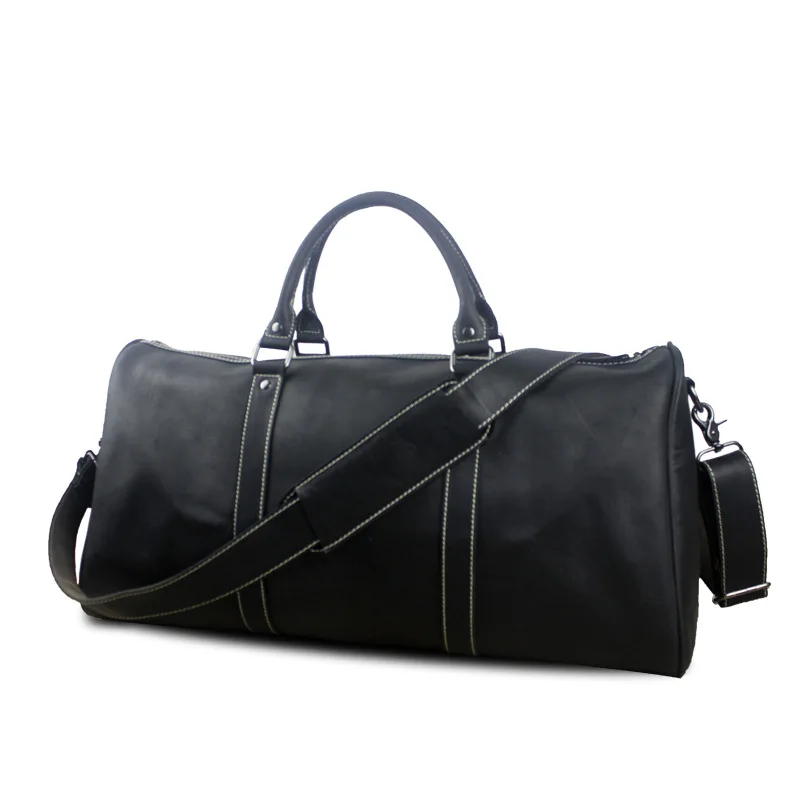 

Manufacturers selling large-capacity portable men travel bags durable diamond-shaped Plaid fashion leather duffel bags