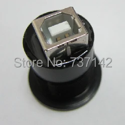22 мм Монтажный диаметр металлический USB разъем(USB2.0 Женский B к женскому B