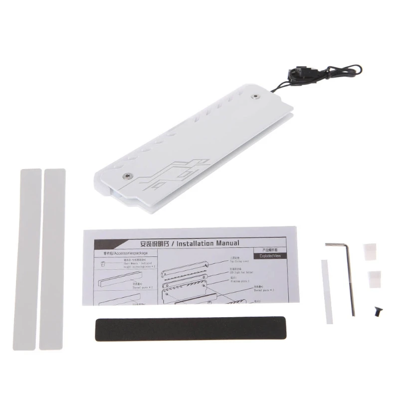 Алюминиевый радиатор ОЗУ RGB 265 светильник Настольная память охлаждающий жилет