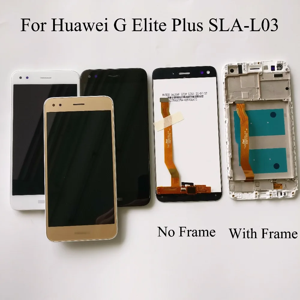 Черный/белый/золотой 5 0 дюйма новый для Huawei G Elite Plus SLA L03 полный ЖК дисплей +