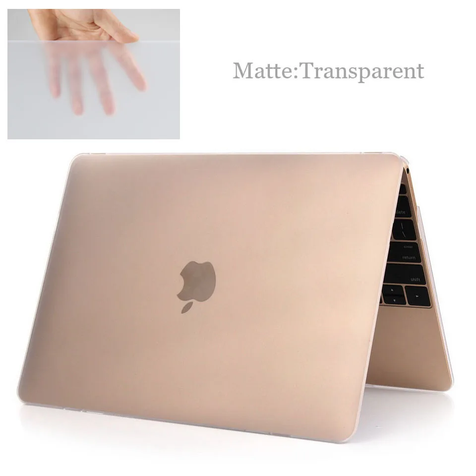 Ультратонкий матовый/прозрачный чехол ZVRUA для ноутбука Apple macbook 12 дюймов модель