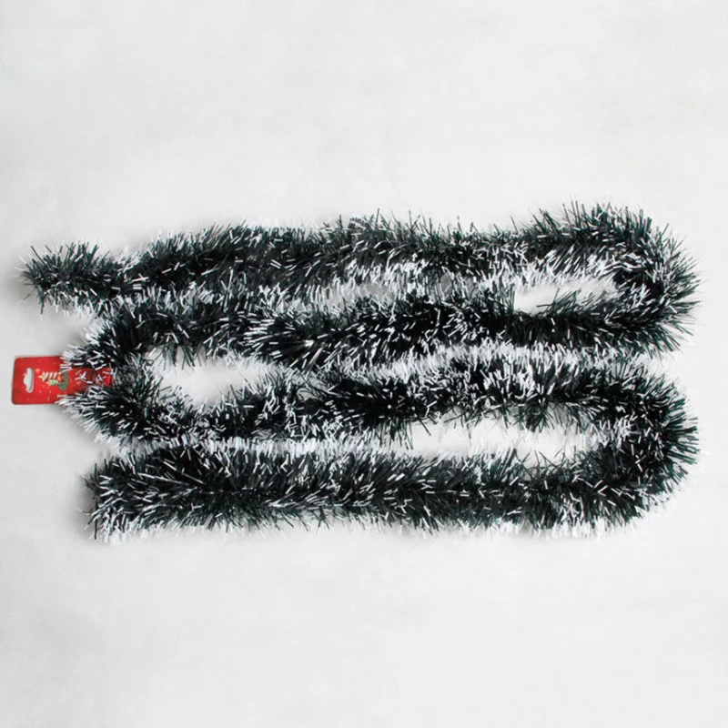 Поп 2 м Рождественская декоративная панель Топы лента гирлянда елка украшения